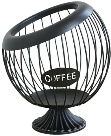 Coffee Pod Organizer - Espresso Pod Holder & Coffee Pod Organizer - Sturdy Coffee Cup Basket, Tidy Up Your Coffee Station, Espresso Pod Holder, Metal Organizer Coffee Cup Holders
