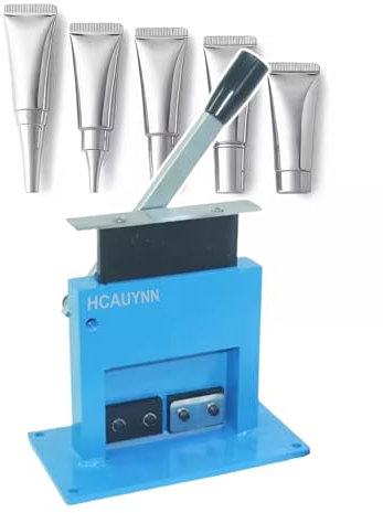 HCAUYNN Hochleistungs-Tubenversiegelungsmaschine, Aluminium-Laminat-Tubenversiegeler, Zum Verpacken Von Aluminiumtuben, Zahnpasta, Kosmetischer Handcreme