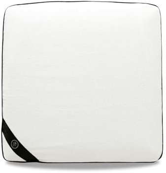 SAMPUR - Oreiller Caresse | Mousse à mémoire de Forme Microperforée & Ventilée | Housse hypoallergénique et Lavable | Maintien Optimal de la Nuque (60x60 cm)