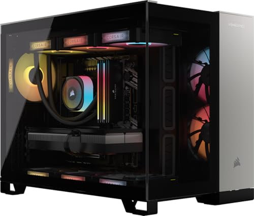 Corsair Vengeance i5100 Gaming PC - CPU Intel Core i9-14900KF refrigerada por líquido - NVIDIA GeForce RTX 4080 Super GPU - Memoria Dominator Titanium RGB DDR5 de 32 GB - SSD M.2 de 2 TB - Negro/Gris