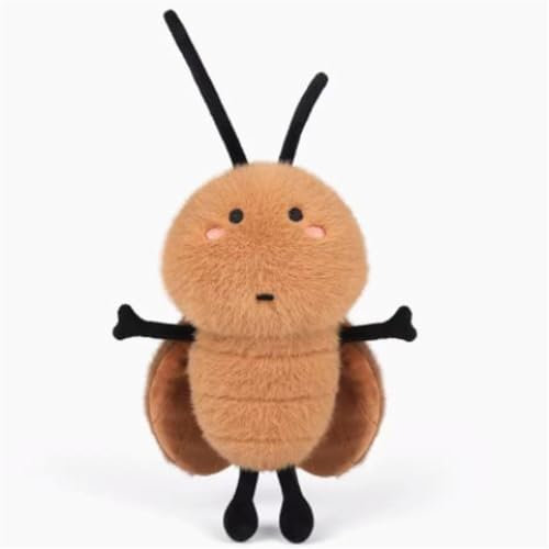 Kakerlaken PlüSchtier, Simulierte Kakerlake PlüSchtier, SüßE HäSsliche Puppen-PlüSchtiere 16/25 Cm Kreative, Lustige Und Realistische Kakerlakenfiguren FüR Familie, Freunde, Kollegen (#B, 16 cm)