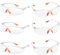 BOBOZHONG Schutzbrille Arbeitsschutzbrille,6 Stück Schutzbrillen Transparent Mit Mit Klaren Gläsern Augenschutzbrille Sicherheitsbrille Laborbrille Kratzfeste Linsen Für Damen Herren Kinder