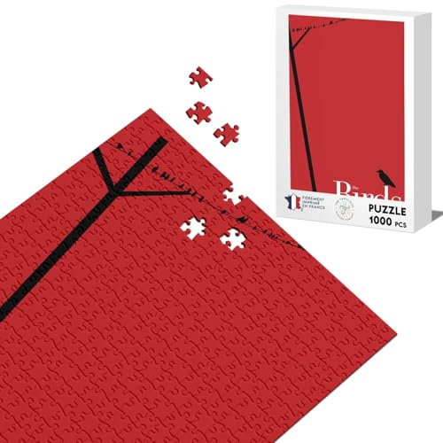 Klassische Puzzle 1000 Teile Die Vögel Film Horror Vintage Kino