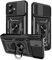 Yutwo Funda para Motorola G14 4G Carcasa, Protección de la Cámara Carcasa con Cubierta de Cámara Deslizante y Soporte de Anill Carcasa para Motorola G14 4G – Negro