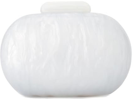 EVEOUT Acryl Clutch für Damen Elegant Abend Handtaschen mit Kette Hochzeit Brauttasche Acryl Umhängetasche für Party Abschlussball