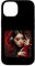 Ragazza cuffie nere Custodia per iPhone 14