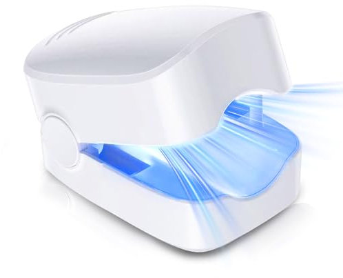 Nail Fungus Laser Treatment Device Nail Fungus Treatment Device for Fingers and Toenails, Highly Effective 460 nm Blue Light, Thoroughly Remove Nail Fungus, Does Not Harm the Skin (weiß)