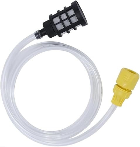 Daaxing 1.5 M Self-Priming Water Inlet Hose for Kärcher K2-K7 Pressure Washer Suction Hose with Quick Coupling Filter (1.5 m Suction Suit)