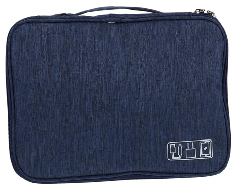 Tofficu Data Cables Bag Storage Pouch for Travel Digital Accessory Bag Shockproof Mobile Phone Cable Management