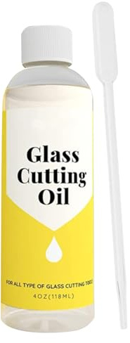 Utensili da taglio per tagliavetro - Olio da taglio da 120 ml, lubrificante a scorrimento efficiente, formula dalle prestazioni affidabili, pratico contenitore | Fornitura artigianale di precisione pe
