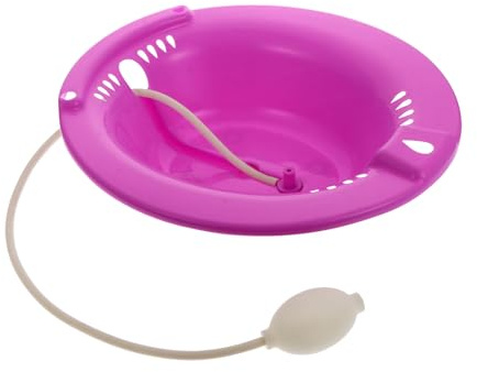 Sitzbadbecken Lila für Pp, Ergonomisch, Toilettensitz | Sitzende Personen und Kniefreie Nutzung, Dickwandig, Tragfähig, Verschleißfest, Praktisches Becken