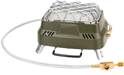 POAHNCU Chauffage au kérosène portatif, Réchaud De Chauffage Portable D'extérieur, À Gaz Multifonctionnel, Propane Fendu, Tente Coupe-Vent Camping, pour la randonnée sur Le Patio à la Maison
