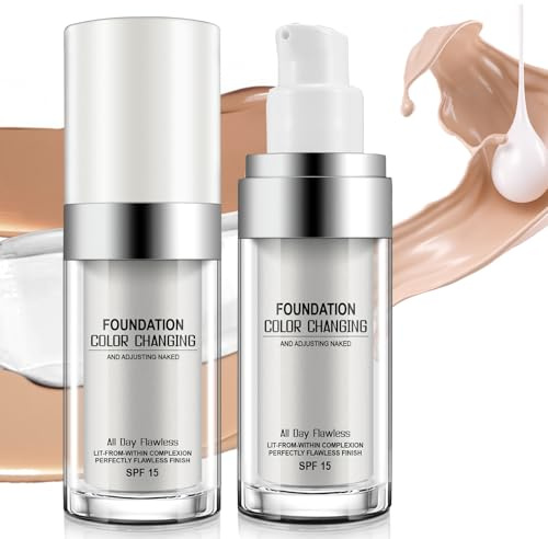 Farbwechselnde Foundation SPF 15 2PCS– Color Changing Foundation Make-up