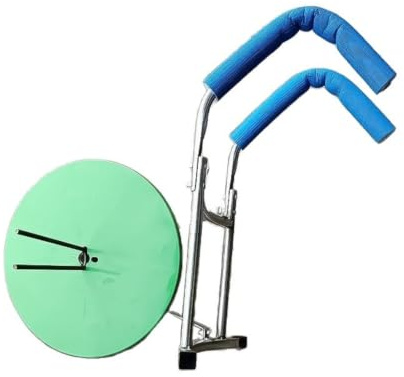 Baoblaze Irrigation Hose Reel Hand Crank Garden Hose Reel Manual Watering Reel Shoulder Carry Organizer Metal Frame with Soft Foam Handles Suitable for Field Work Garden Watering Farm Irrigation