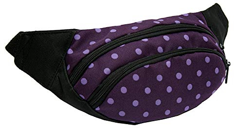 Rawstyle Bauchtasche Amuso *23 Motive* (Lila + Punkte Lila) - Gürteltasche Jogging Angel Futter Leckerei Hüfttasche Sport NEU