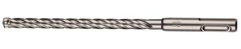 Makita B-58104 NEMESIS2 SDS-PLUS Hammer-Bohrer 8,0 x 165 mm 1 Stück, ideal für Beton, Stahlbeton, Mauerwerk