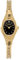 Sekonda Evelyn 22mm Women’s Gold Analogue Classic Quartz Cocktail Watch with Black Stone Set Dial Mineral Glass and Stainless Steel Strap