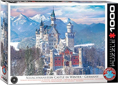 Eurographics 1000 Teile - Schloss Neuschwanstein Winter, 48x68cm