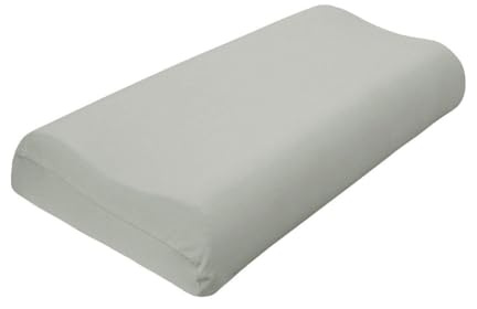 Traumschlaf Universal Bezug für Nackenstützkissen – elastischer Edel Jersey Kissenbezug aus Baumwolle – weich, dehnbar und passgenau für viele Nackenstützkissen – L-XL, Höhe 11-14 cm, Silber