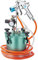 YUNSHINE 2L Neue Verbesserte Pneumatische Nachahmung Stein Farbe Druck Spritzpistole Bunte Lack Airbrush Hochleistungsdruck Eimer Marmor Farbe Kaliber Optional (4.0Cal)