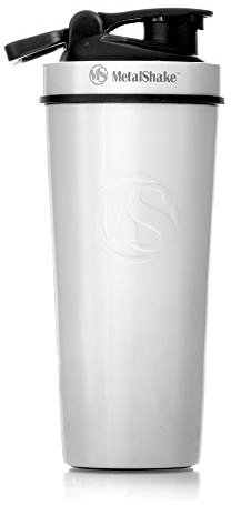 Metalshake By Sweden Unisex – Erwachsene 857306008137 Shaker, White, 900ml