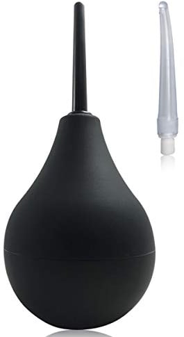 Klistier Anal & Vaginal Intimdusche [224ml] Analspülung Klistier Irrigator bei Verstopfung als Abführmittel, Intimhygiene & Irrigator bei Verstopfung (Schwarz)