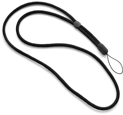trage.band® Heavy Duty Adjustable Long Lanyard Neck Strap Black