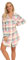 Misscoo Nachthemd Damen Langarm - Schlafhemd Button-Down Frauen Baumwoll Schlafhemd Langarm Nachthemd Flanell Nachthemd Plaid Grün S