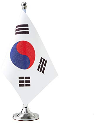 Mflagperft Südkorea Flaggen Korean Kleine Flagge Dekorationen South Korea Table Flag