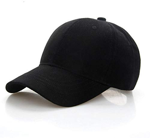 UKKD Baseball Kappe Herren Baseball Cap Frauen-Outdoor-Kappen Für Männer Karo-Muster-Baumwollsport-Hüte Hip Hop Caps Baseballmütze,Schwarz 333