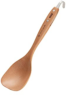 Snow Peak Serving Spoon, Beech Wood, Lightweight Camp Spoon for Home, Camping & Outdoors