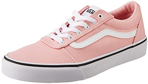 Vans Ward Canvas, Sneakers für Mädchen, Puderrosa Weißes Canvas, 36 EU