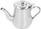 Tetera de Acero Inoxidable, Calentador Té con Infusor Estufa Superior 500ml Recipiente Aceite A Prueba óxido Pequeña Teteras Te para Infusiones Extraíble Cafetera Cocina Hotel Restaurante (Plata)