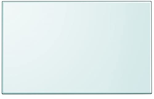BADJAS Tischplatte aus gehärtetem Glas quadratisch Schreibtischplatte, DIY Stabile Esstisch, Schreibtisch, Bürotischplatte