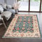 Mazovia Orientalisch Teppich - Traditioneller Teppich für Wohnzimmer, Esszimmer - Orient Teppiche Ornament - ÖKO-TEX Wohnzimmerteppich Blau - 200 x 305 cm