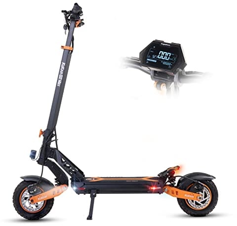 Kugookirin Faltbarer E Scooter,Elektroscooter Elektroroller Erwachsene,E Roller Offroad,(80 Km Reichweite,48V20Ah,20km/h,150 KG Tragkraft,10 Zoll Reifen,Duales Bremssystem,Doppelfederung,IP54),G2 MAX