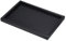 PATIKIL Legno Vassoio Vassoio 12x8, Rettangolare Decorativo Piatto per Casa Arredamento Cucina Tavolo Portacandele Portacandele, Nero