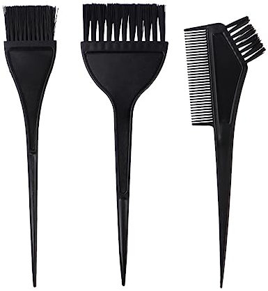 LJFEA 3 Piezas Pinceles para Teñir Cabello, Herramientas para Teñir Cabello, Peines Brocha Tinte Pelo de Doble Cara, para Bricolaje, Teñir Cabello, Cepillos de Salón Aplicador de Color