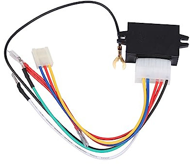Heigoumotor Blinker Warnungs Controller Modul für VESPA GTS 300 mit LED, Doppelblinkfunktion, Modusspeicherfunktion und multiple Blinkmodi, für Motorrad, Schalter, Blinker, Amber, Kunststoff, Klar
