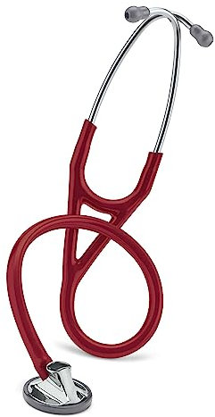 3M Littmann Stethoskop Master Cardiology mit Gratis Gravur und Penlight (Burgund)