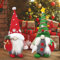 LOMUG Weihnachten Deko Wichtel, 2 Stück Weihnachtsdeko Wichtel Figuren Weihnachtswichtel Deko Weihnachten Dekoration Weihnachtsfiguren Groß Weihnachtsmann Figur Deko Geschenke für Weihnachtsdekoration