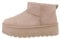 Ital Design Damenschuhe Stiefeletten Plateaustiefeletten, LX23-001-, Textil, Hellbraun, Gr. 40