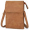 UBOSRE Handytasche zum Umhängen Leder Kleine Handy Umhängetasche Damen Mini Crossbodytasche mit Geldbörse Handy Schultertasche Damen Geschenke