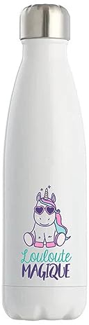 Gourde Isotherme Louloute Magique Licorne | Bouteille idée cadeau originale
