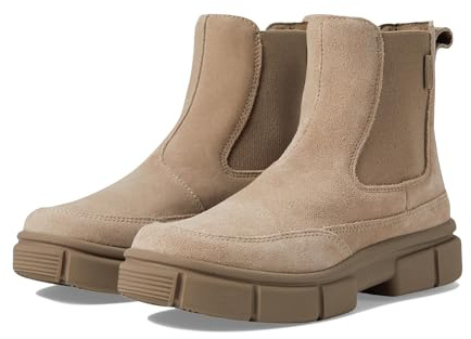 SOREL Women's Explorer STRT Chelsea Boot, Omega Taupe/Wet Sand, 40 EU