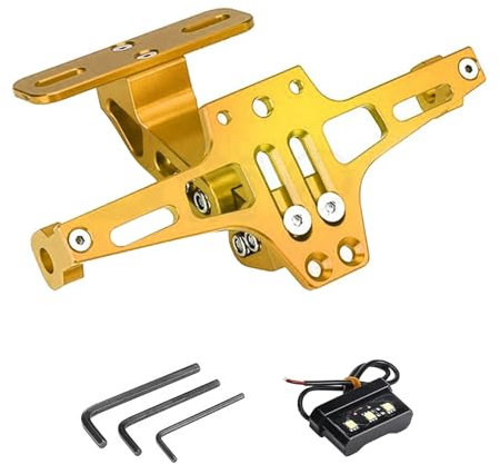 Kennzeichenhalter Ersatz-Motorrad-Kennzeichenhalterung, Hintere Halterung, Zubehör Aus Aluminiumlegierung