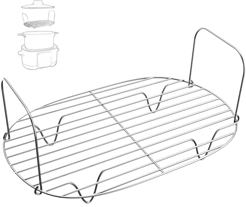 Steam and Roast Rack, Ninja Foodi Possible Cooker Pro 8.5 Qt Slow Cooker Crock Pot MC1000 MC1001 MC1010, Stainless Steel Multicooker Accessories