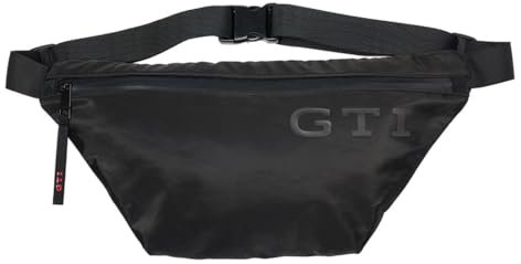 Volkswagen 3A5087314 Hüfttasche Tasche Gürteltasche Bauchtasche Waistbag, schwarz, mit GTI Schriftzug