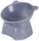 Tazón para gatos más alto, plato inclinado para comida para gatos, fácil de comer, plato de agua para comida para gatos, cuenco de comida para mascotas con cuenco alto antideslizante para evitar la