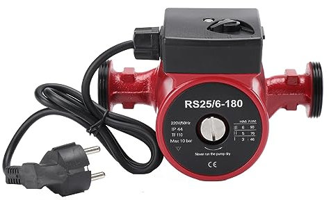 Umwälzpumpe Wärmepumpe, 220V 46W/76W/93W 3 Geschwindigkeitsschalter Geräuscharm Keine Leckage IP44 Wasserdicht, für Häuser Stadt Gebäude Vorstadt Villen